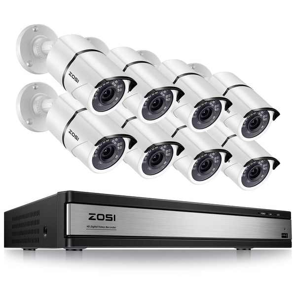 C261 1080P 16 Channel Security System + Up to 16 Cameras + 2TB/4TB Hard Drive