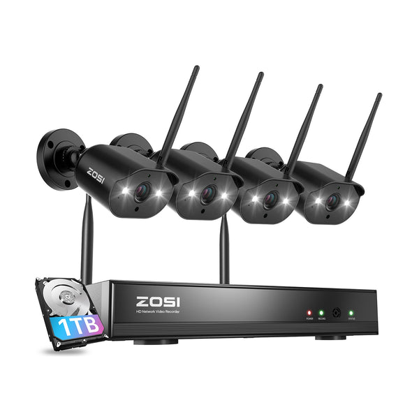 C302 3MP 8-Channel WiFi Security System +1TB/2TB Hard Drive